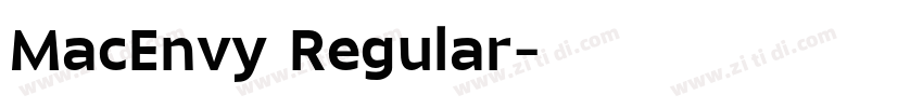MacEnvy Regular字体转换